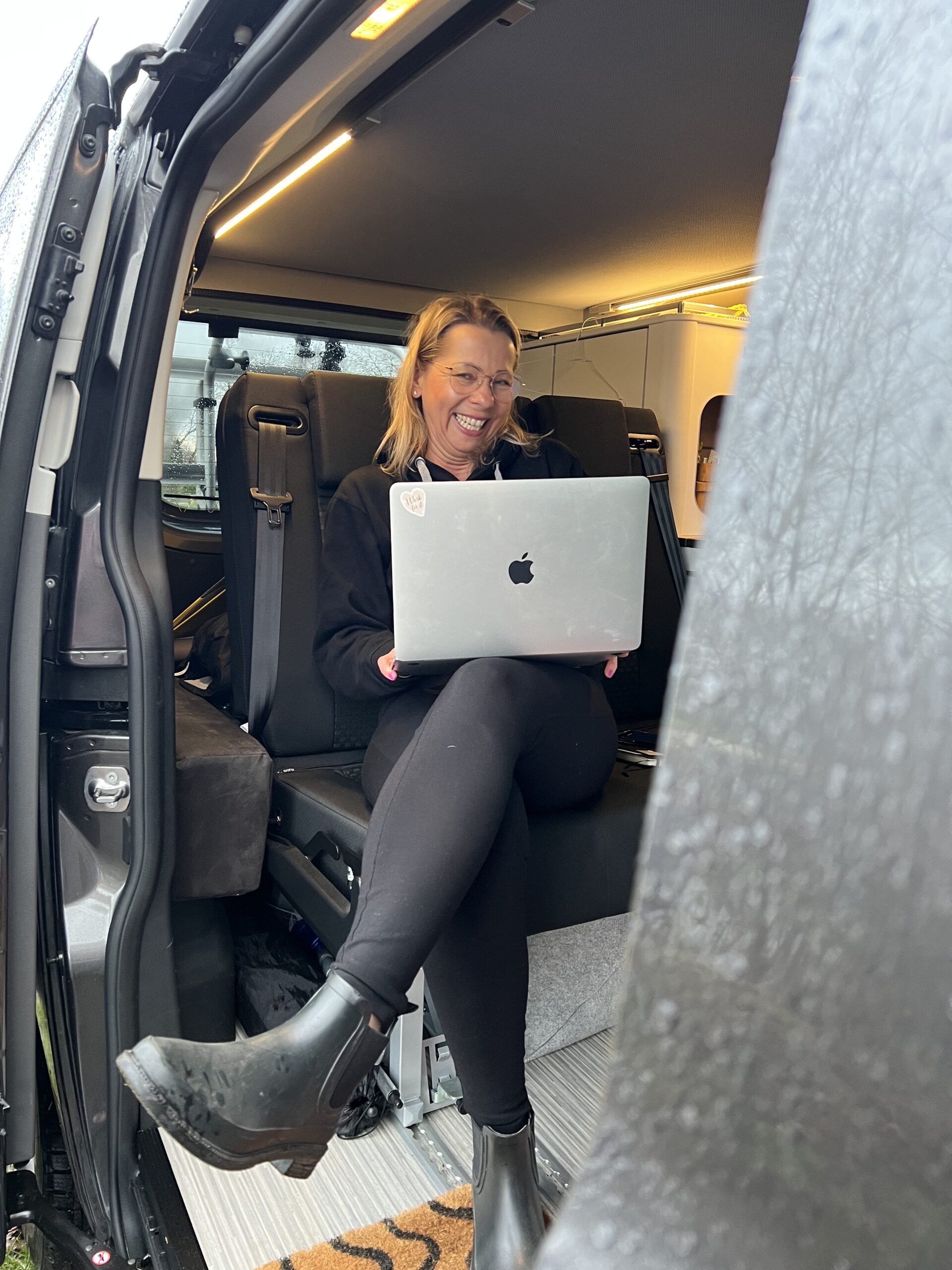 Arbeiten im Camper ist das was frauheide® liebt.